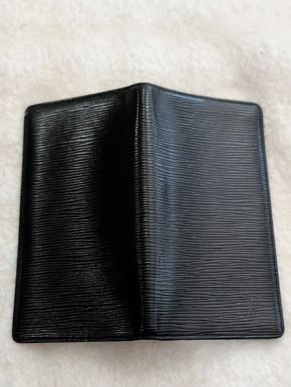 Louis Vuitton Black Epi Leather Long Wallet